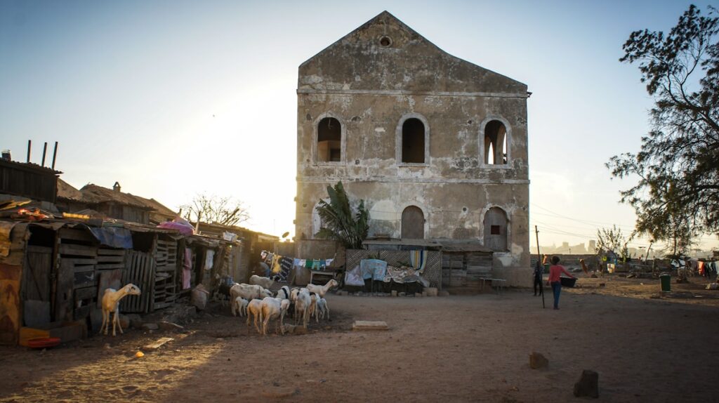 White church in Africa