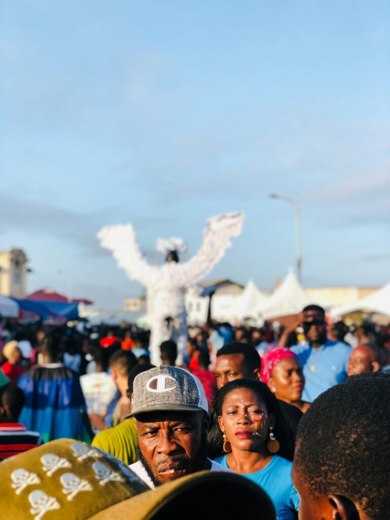 People voting in Africa