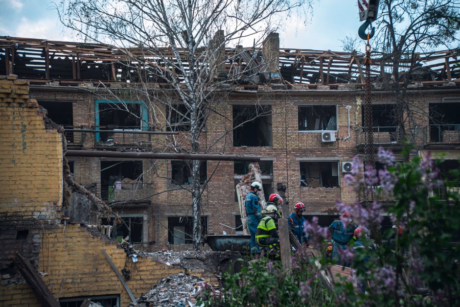 Kyiv struck by overnight Russian missile and drone attacks, several civilians injured