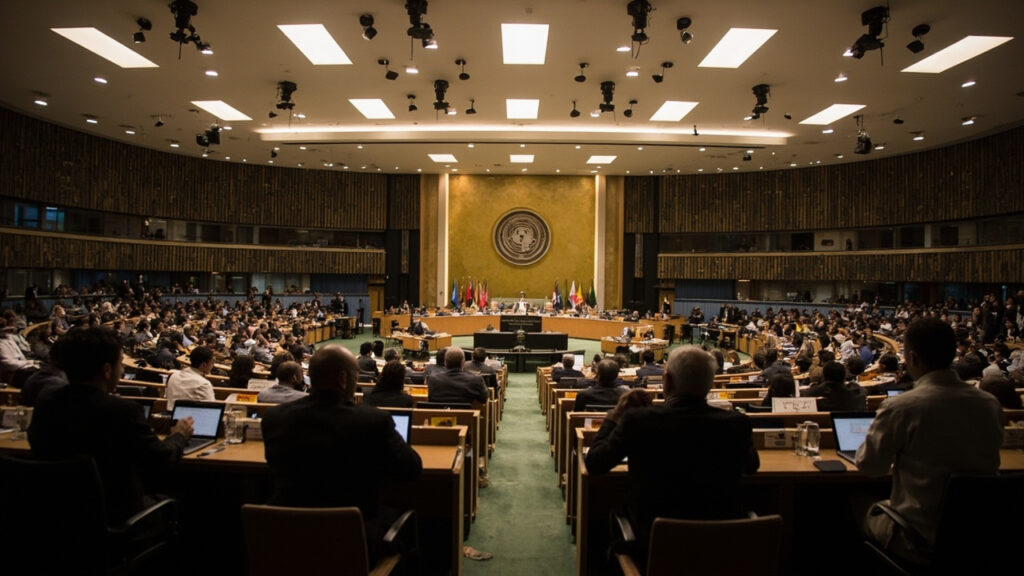 A Kenyan diplomatic or government setting representing Kenya's election to the International Seabed Authority Council.